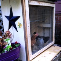 A homemade bar converted to a Chicken Coop...an upcycle story